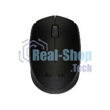 Мышь беспроводная Logitech M171 черный/серый, 1000 dpi, радиоканал, USB, кнопки - 3