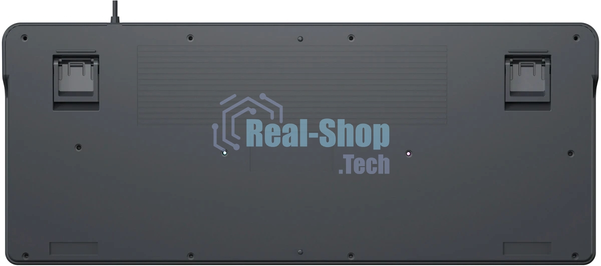 Клавиатура проводная Oklick 711G серый/белый USB Multimedia for gamer LED (1790385) кабель 1.5м