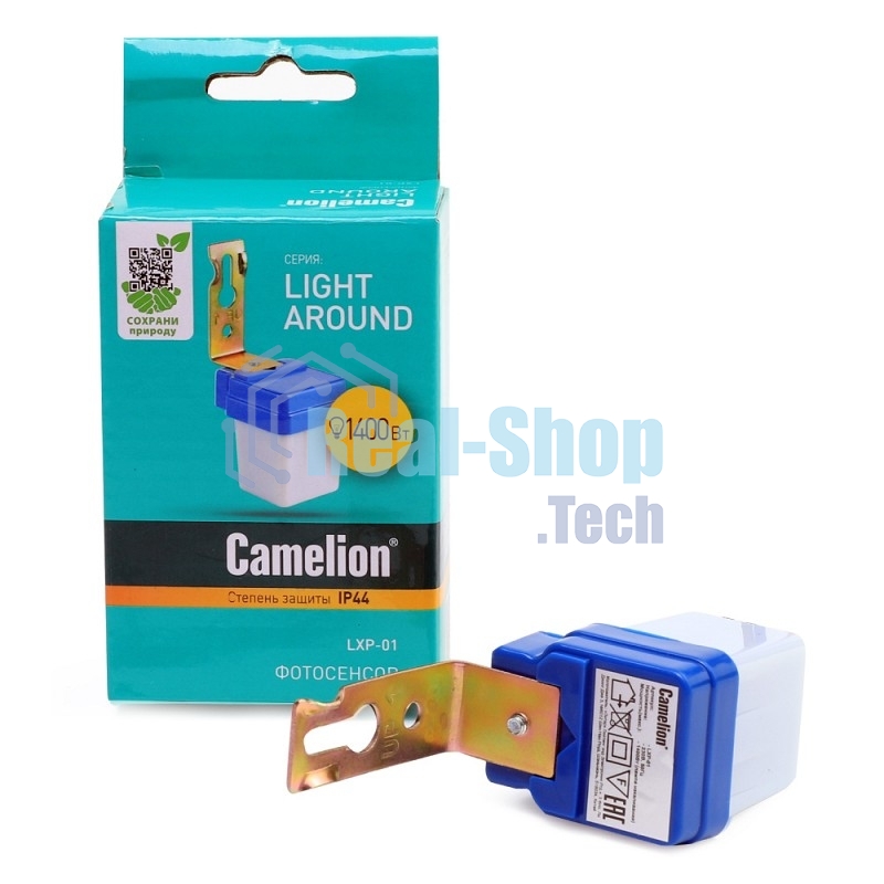 Электронный фотосенсор включения освещения Camelion LXP-01, 1400Вт 6464
