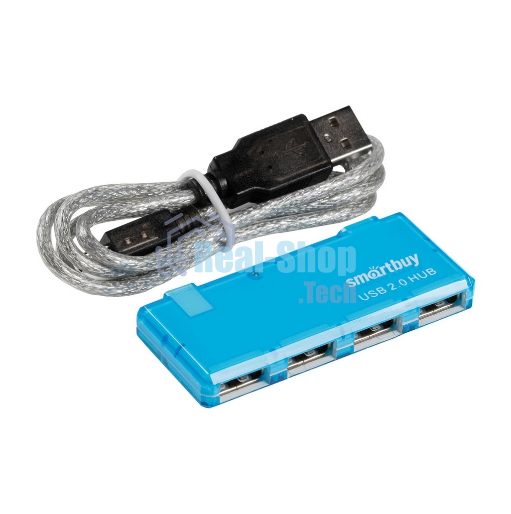 USB-концентратор Smartbuy (SBHA-6110-B) 4 порта синий