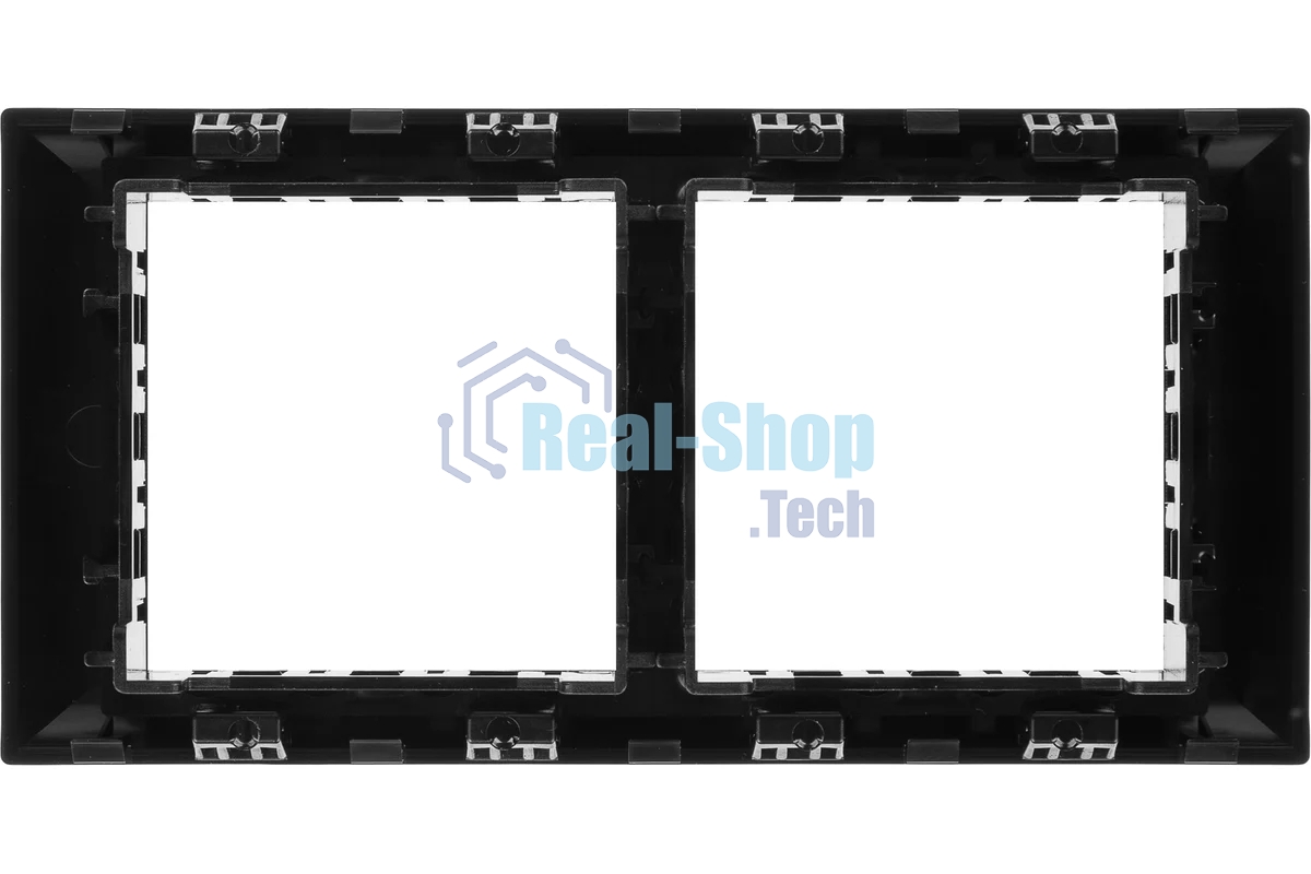 Рамка-суппорт 4 мод. Avanti для In-liner Front черный ДКС 4402914
