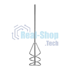 Миксер Сибртех для строительных смесей, 80х9х400 мм, шестигранный хвостовик