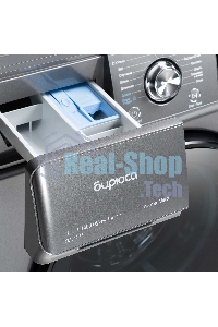 Стиральная машина Бирюса WM-SL1014/15 M металлический, загрузка фронтальная 10 кг, 1400 об/мин, класс А+++