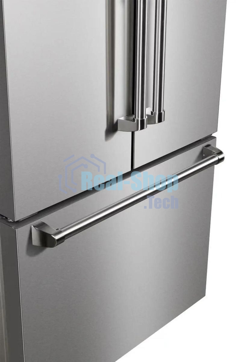 Холодильник LEX LFD595IxID нержавеющая сталь двухкамерный 404/177л морозилка снизу, No Frost, Side by Side