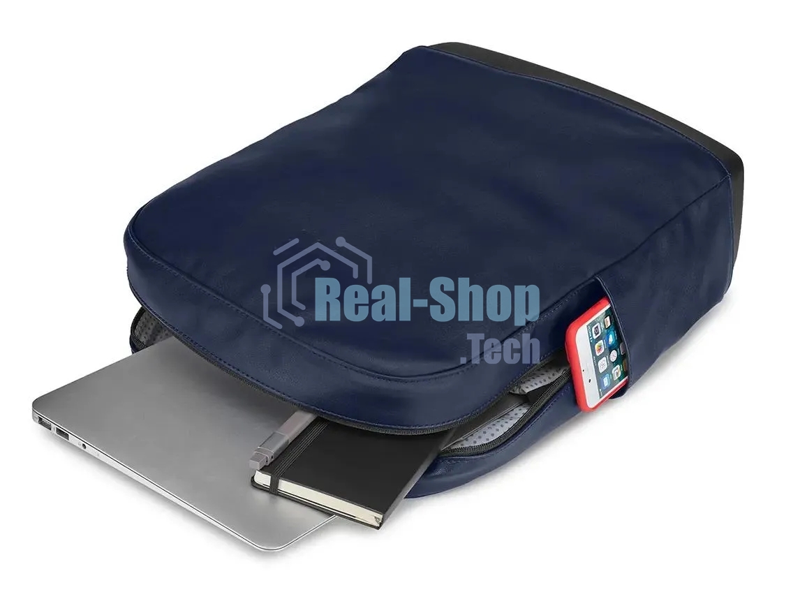 Рюкзак для ноутбука Moleskine CLASSIC (ET86UBKB20) 32x42x11 см эко-кожа синий сапфир