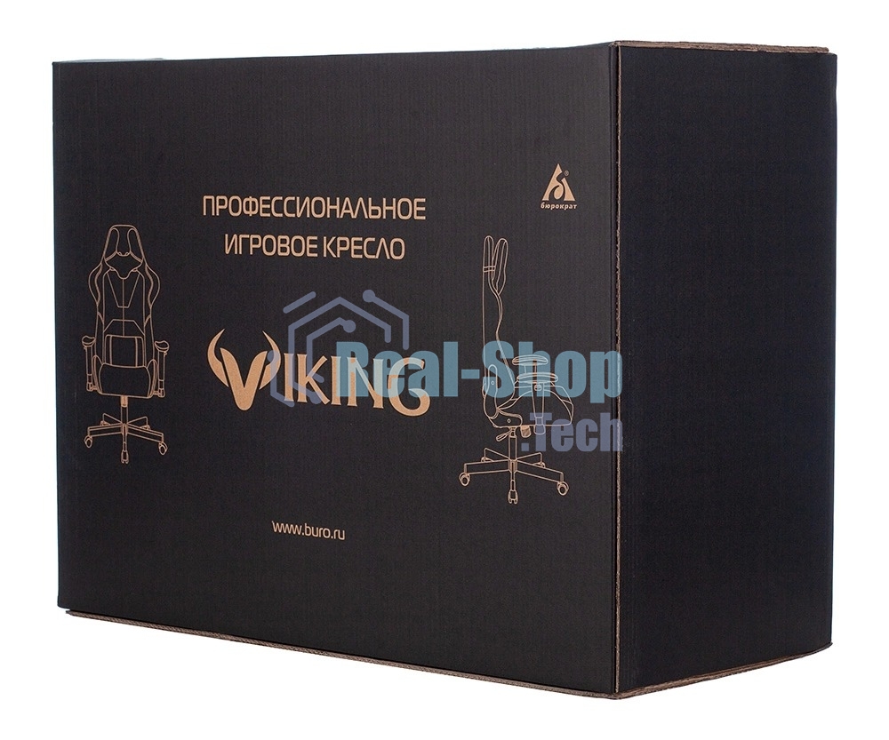 Кресло Бюрократ VIKING 7 KNIGHT BL FABRIC синий, ткань, 120 кг, механизм качания