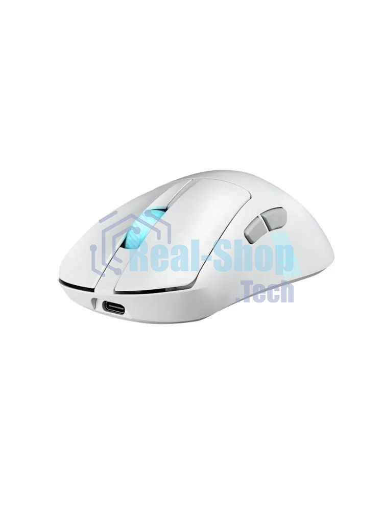 Мышь беспроводная ASUS ROG KERIS II ORIGIN, 54g, Wired, 2.4GHz RF, Bluetooth 5.1, 42K DPI sensor, 5 Prograммable Buttons, White