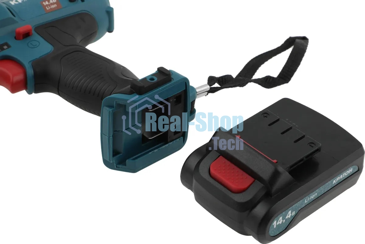 Дрель-шуруповерт аккумуляторная Кратон CD-14,4-Li-1,5