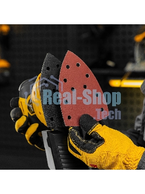 Треугольник абразивный Denzel на ворc. подложке под 