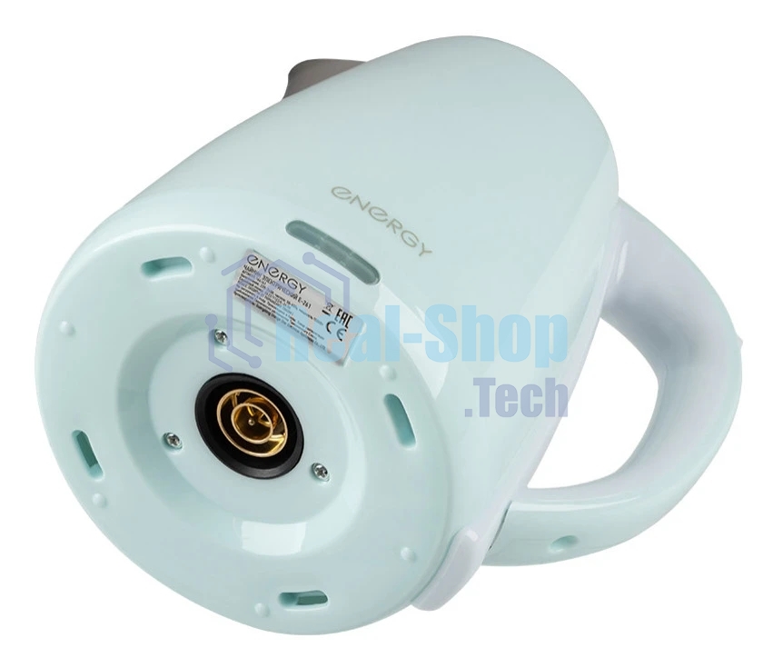 Чайник электрический Energy E-261 1,8л, двойной корпус, голубой,2200Вт(164141)