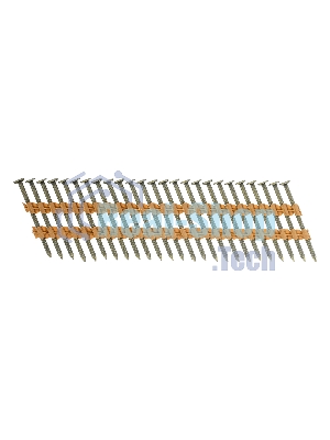 Гвозди Denzel для пнев. нейлера (крашен.), длина - 50 мм, диам. - 2,9 мм, 2000 шт.