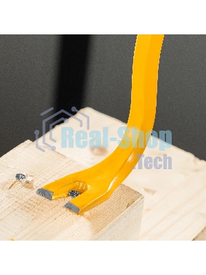 Лом-гвоздодер Denzel 450 мм, шестигранный 16 мм, окрашенный, сталь 65