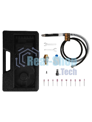 Прямошлифовальная машина (гравер) пневматический Denzel PE54000, 54000 об/мин, 3 мм, 57 л/мин