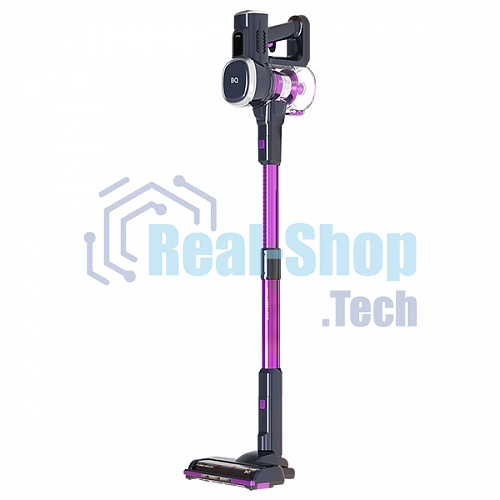 Пылесос вертикальный BQ VCA0201H фиолетовый, питание от аккумулятора, 250 Вт, уборка сухая, пылесборник 0.6 л, работа от АКБ max 40 мин