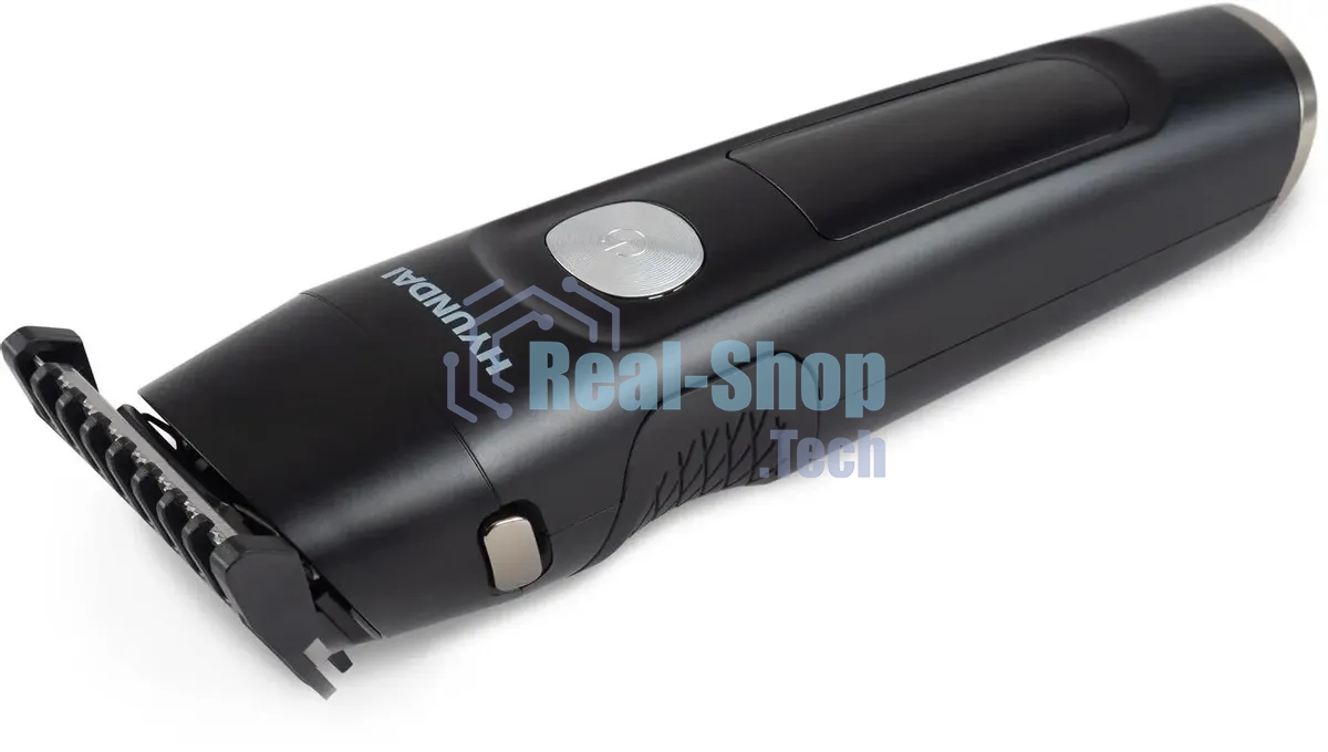 Машинка для стрижки Hyundai H-HC7120 черный/серебристый 5Вт (насадок в компл:10шт)