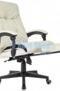 Кресло руководителя Бюрократ CH-824MSG-BF слоновая кость, эко.кожа/ткань, пластик