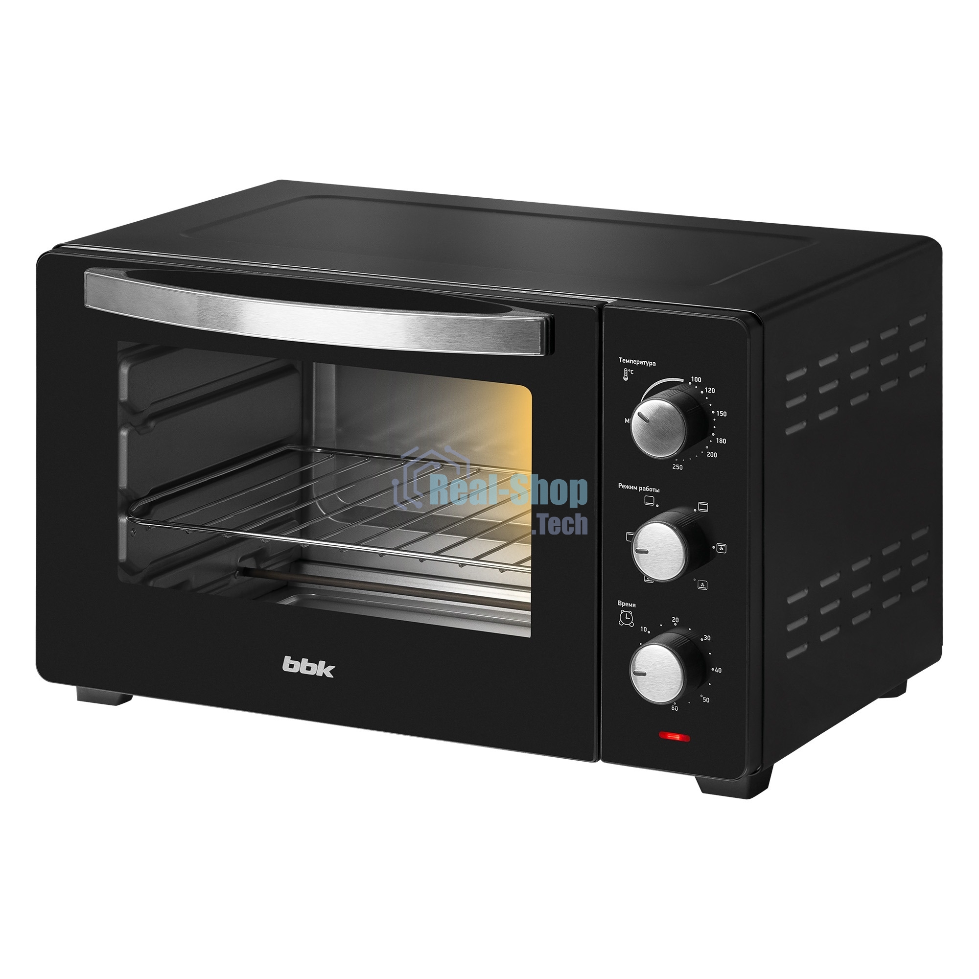 Мини-печь BBK OE3037M черный