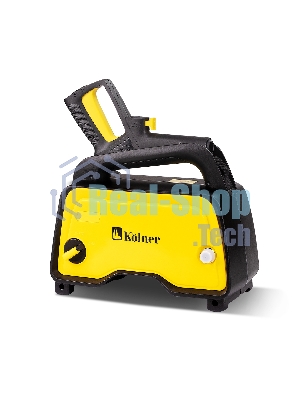 Мойка высокого давления 120/70 бар, KOLNER K120M, компакт, 1400Вт, 390л/ч, метал.помпа, шланг ВД 5м, кабель 5м, самовсас, Auto stop (емкость для шампуня)