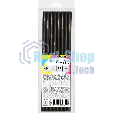 Клеевые стержни Silwerhof 7-200-8-BLA дл.200мм D7мм черный упак:8шт