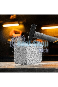 Молоток слесарный Denzel 300 г, кованый, фибергласовая рукоятка c TPR покрытием