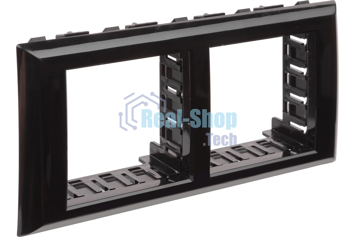 Рамка-суппорт 4 мод. Avanti для In-liner Front черный ДКС 4402914