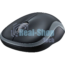 Мышь беспроводная Logitech M185 серый/черный, 1000 dpi, радиоканал, USB, кнопки - 3