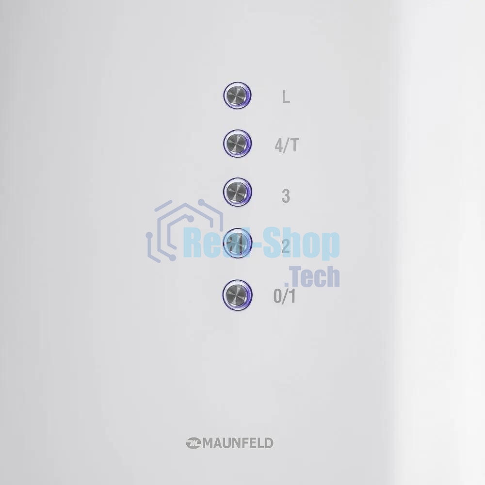 Вытяжка островная Maunfeld Lee Isla 39 белый, 38 см, 1000 куб. м/ч, 52 дБ