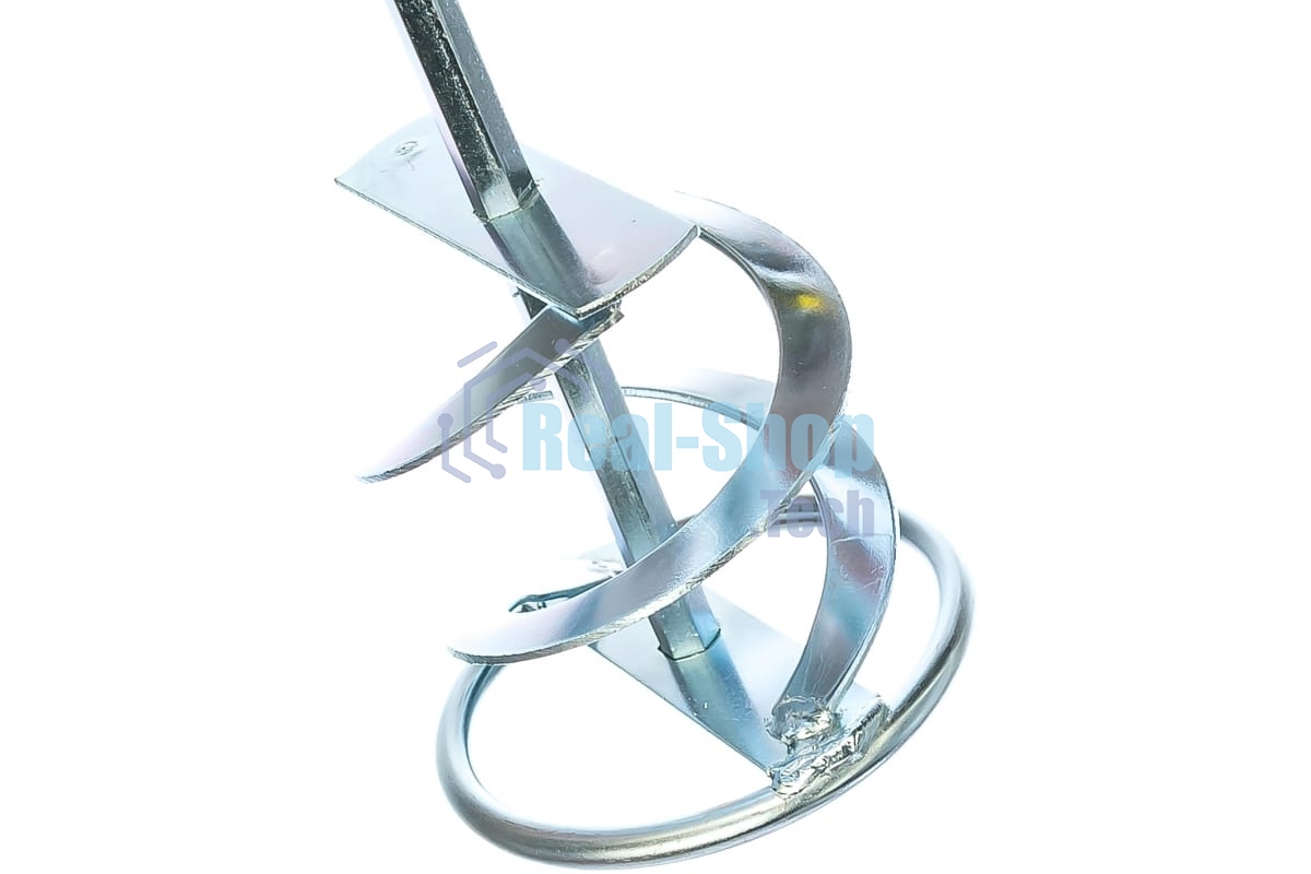 Миксер оцинкованный 400х80 мм для красок и штукатурных смесей