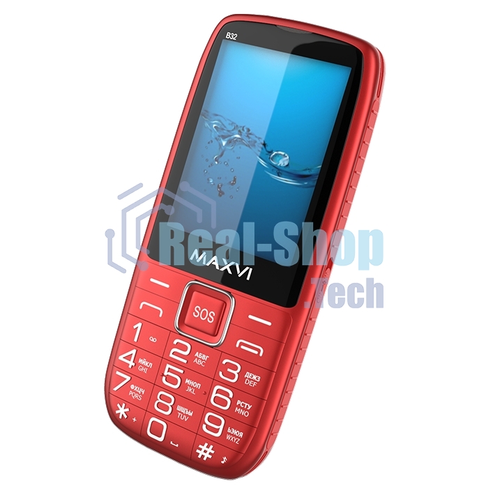 Мобильный телефон Maxvi B32 красный
