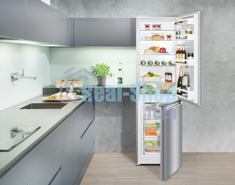 Холодильник Liebherr CUELE 3331-26 001 серебристый двухкамерный 212/84л морозилка снизу