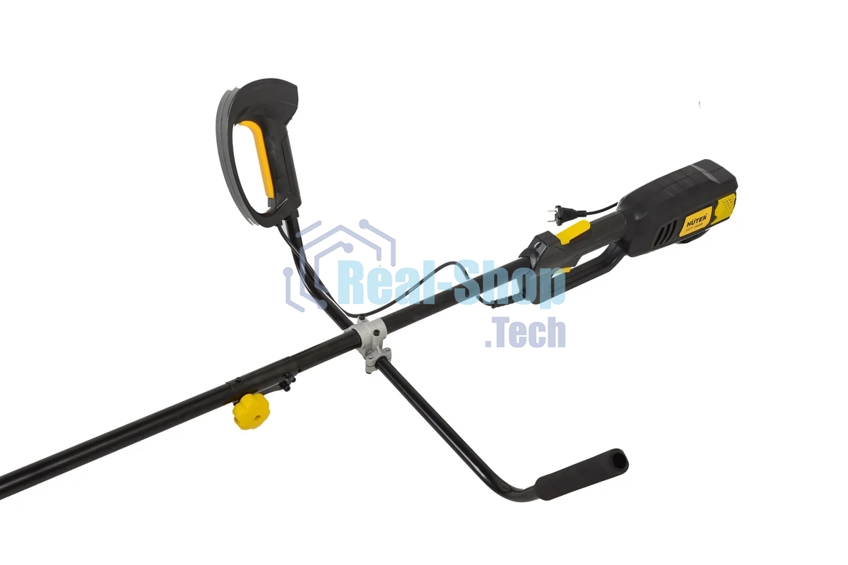 Триммер электрический Huter GET-1500B 1500Вт неразбор.штан. реж.эл.:леска/нож