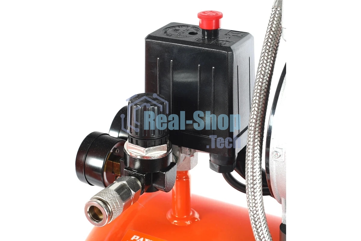 Компрессор PATRIOT WO 24-160 525306375 Безмасляный; Мощн. 1,1 кВт; Напр. 230В Об. двиг.: 2850 об/мин; Производительность: 160 л/мин; Объем ресивера: 24 л; Давление: 8 бар