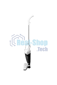 Пылесос вертикальный BBK BV2515 белый/серебро, питание от сети, 110 Вт, уборка сухая, пылесборник 0.8 л