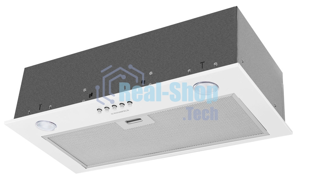 Вытяжка встраиваемая Maunfeld Crosby Singl 60 белый, 60 см, 850 куб. м/ч, 48 дБ