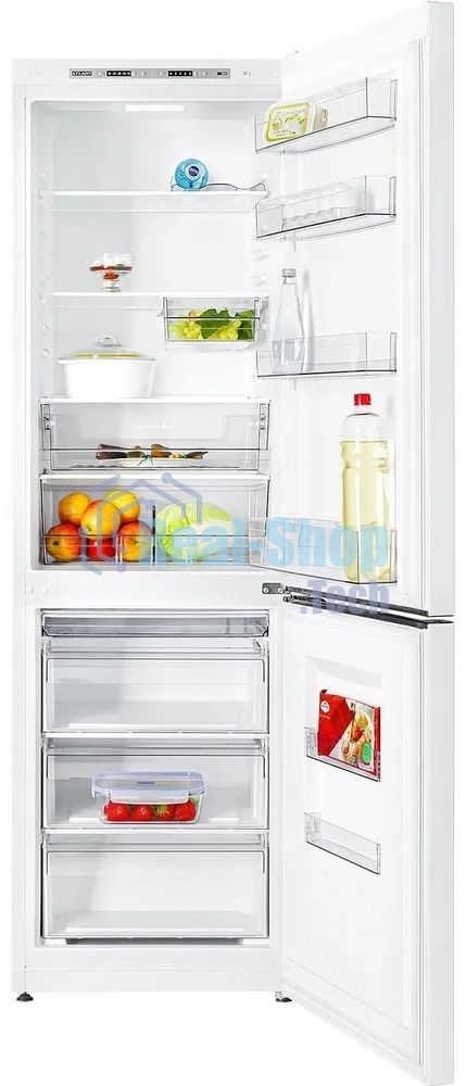 Холодильник Atlant XM 6624-109 белый двухкамерный 228/119л морозилка снизу