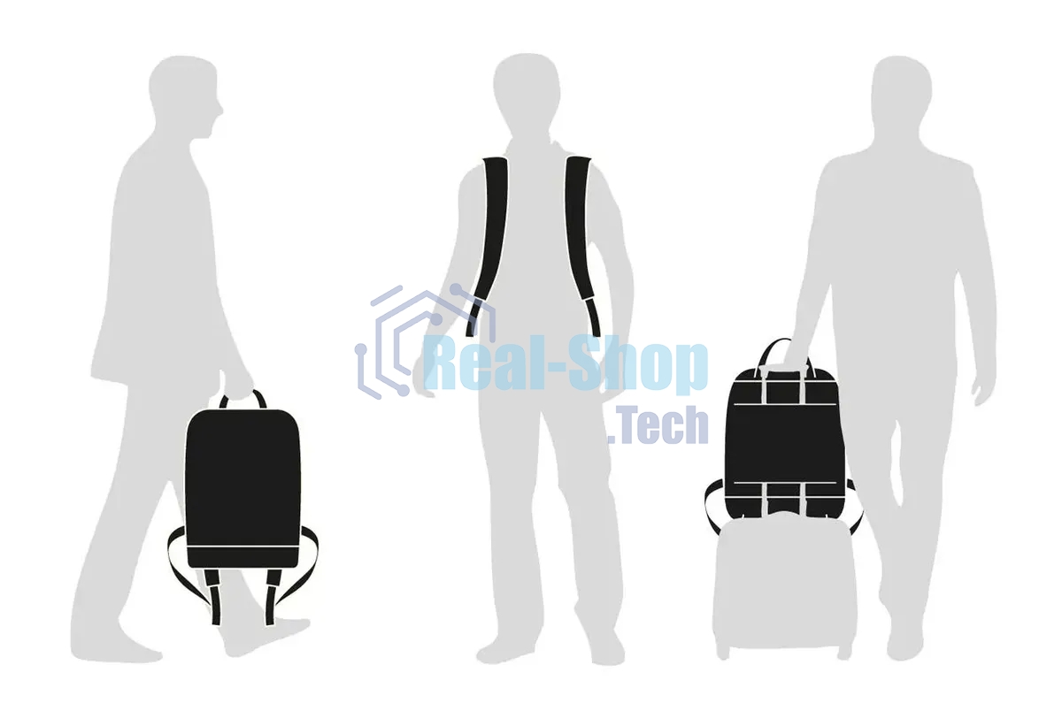 Рюкзак для ноутбука Moleskine CLASSIC (ET86UBKB20) 32x42x11 см эко-кожа синий сапфир