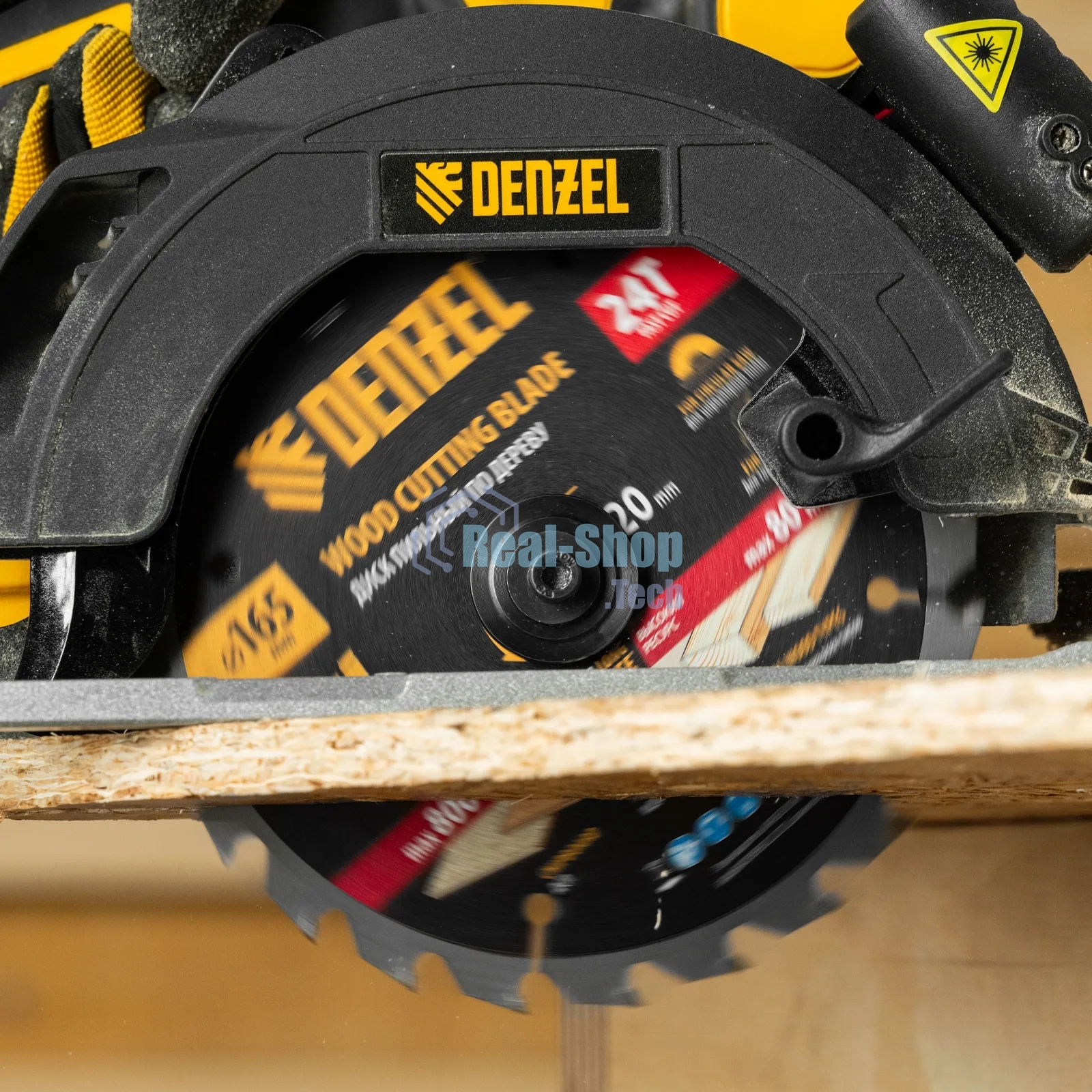 Пильный диск по дереву Denzel ф165 х 20 мм, 24 зубьев, тонкий 733267