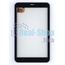 Сенсорное стекло (тачскрин) для Irbis TZ85, черное с рамкой