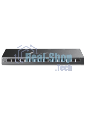 Коммутатор настольный TP-Link TL-SG116P с 16 гигабитными портами PoE+