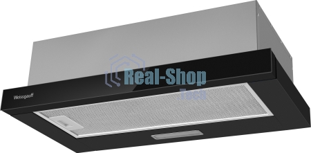 Вытяжка каминная Weissgauff TEL 600 Black Glass черный, 60 см, 600 куб. м/ч, 46 дБ