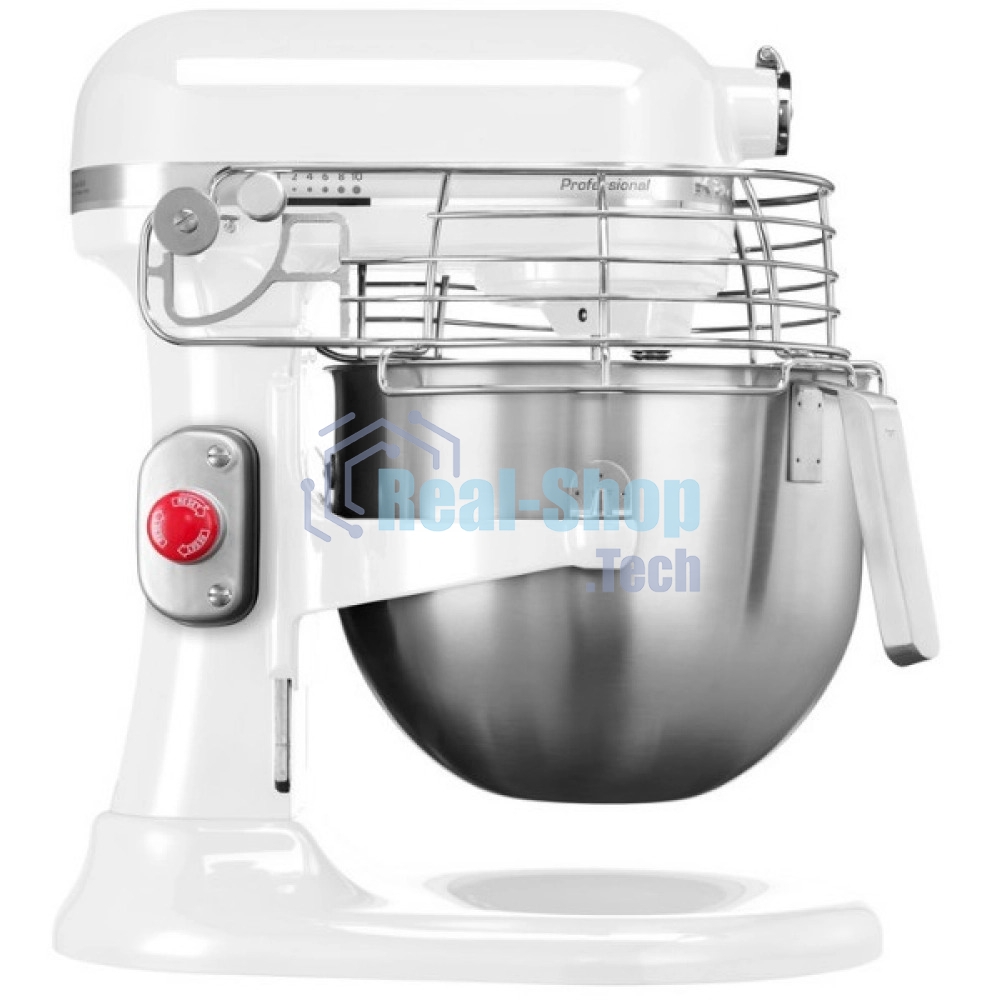 Миксер с подъемной чашей KitchenAid 5KSM7990XEWH Professional 6.9л белый