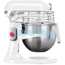 Миксер с подъемной чашей KitchenAid 5KSM7990XEWH Professional 6.9л белый