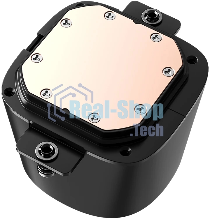 Система жидкостного охлаждения ID-Cooling FX360 LCD ARGb Soc-AM5/AM4/1200/1700/1851 черный 4-pin 27.2dB Al+Cu LCD 350W Ret