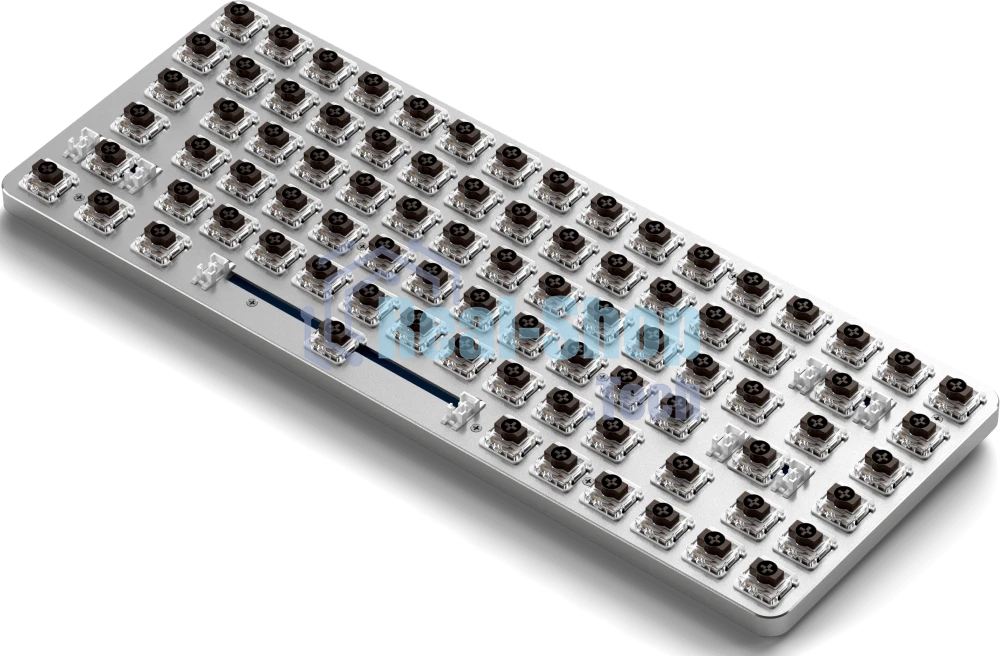 Клавиатура Satechi SM1 Slim Dark гибридная, USB Type-A, Bluetooth, радиоканал, чёрный