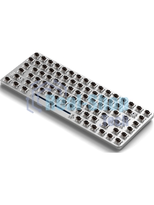 Клавиатура Satechi SM1 Slim Dark гибридная, USB Type-A, Bluetooth, радиоканал, чёрный