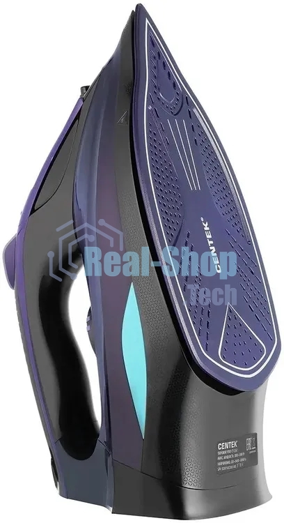 Утюг Centek CT-2361 фиолетовый, 3000 Вт, 50 г/мин, 195 г/мин, 450 мл
