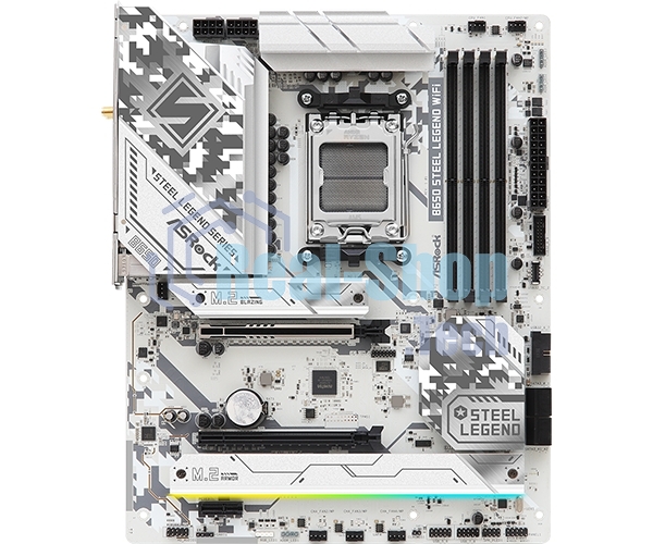 Материнская плата ASRock B650 STEEL LEGEND WIFI, AM5, B650, 4*DDR5, HDMI+DP, 2xSATA3 6.0, M.2 Socket, RAID, USB 3.2, USB 2.0, Type-C, ATX; 90-MXBN90-A0UAYZ