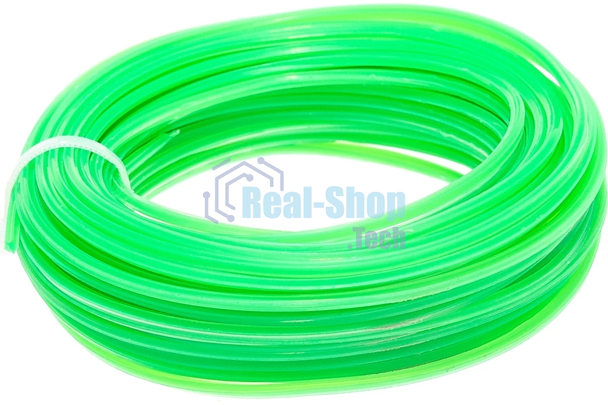 Леска для триммеров PATRIOT Starline D 2,0мм L 15мзвезда, зеленая 200-15-3 Арт.805201056