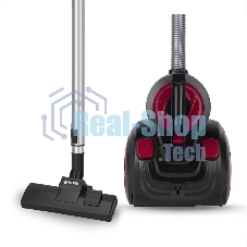 Пылесос Vitek VT-1838 (MC) черный/фуксия, 250/1600 Вт, уборка сухая, пылесборник контейнер 2 л
