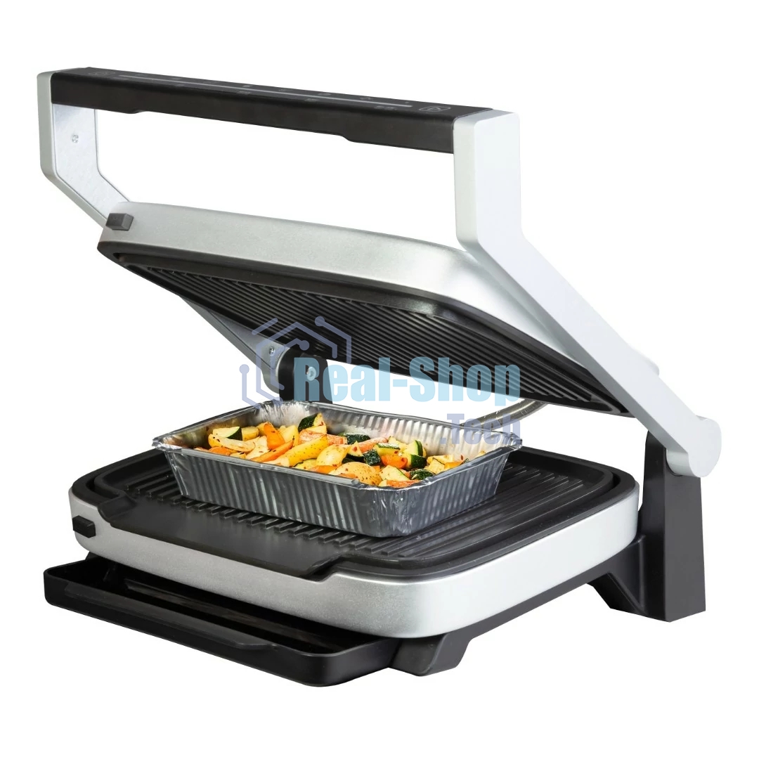 Гриль электрический Zigmund & Shtain ZEG-930 стальной/черный, 2000 Вт